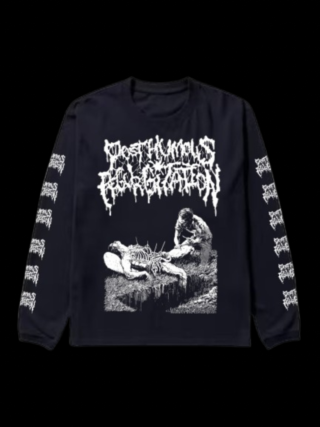 Posthumous Regurgitation “Exhumation of Cadavers for Research and Consumption” Longsleeve