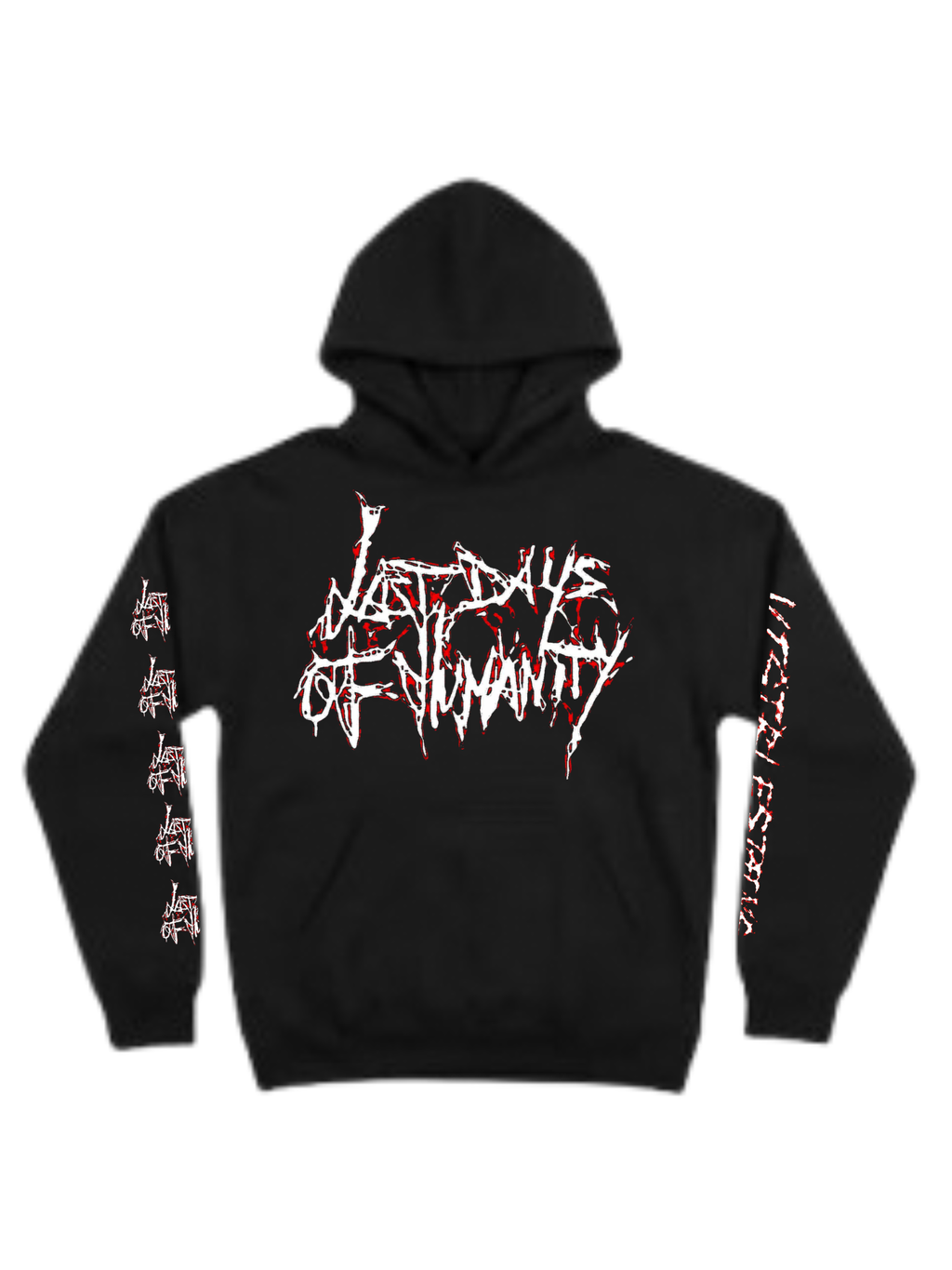 Last Days of Humanity “Visible Stains Slashes and Marks of Self Disgust” Hoodie