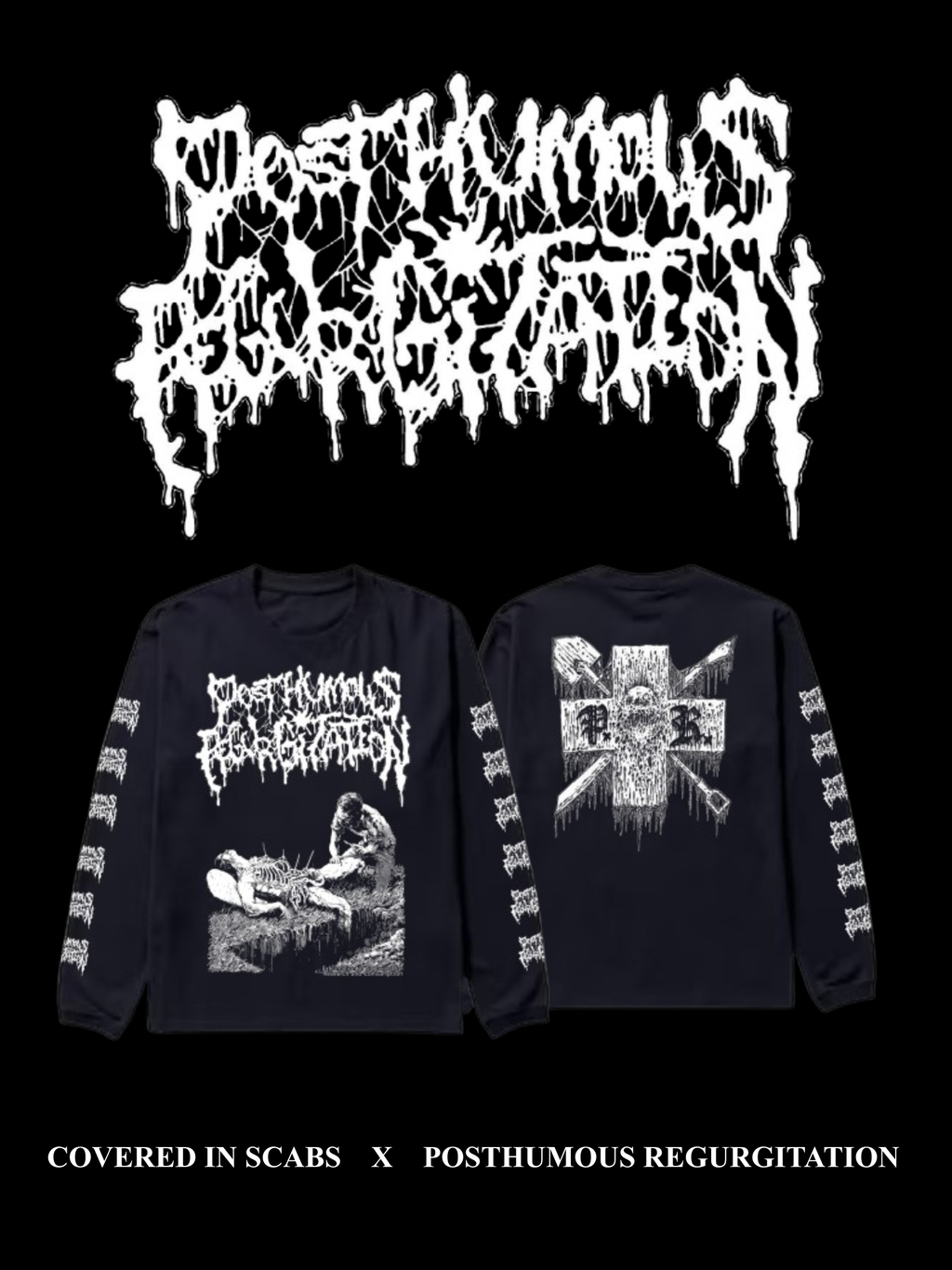 Posthumous Regurgitation “Exhumation of Cadavers for Research and Consumption” Longsleeve