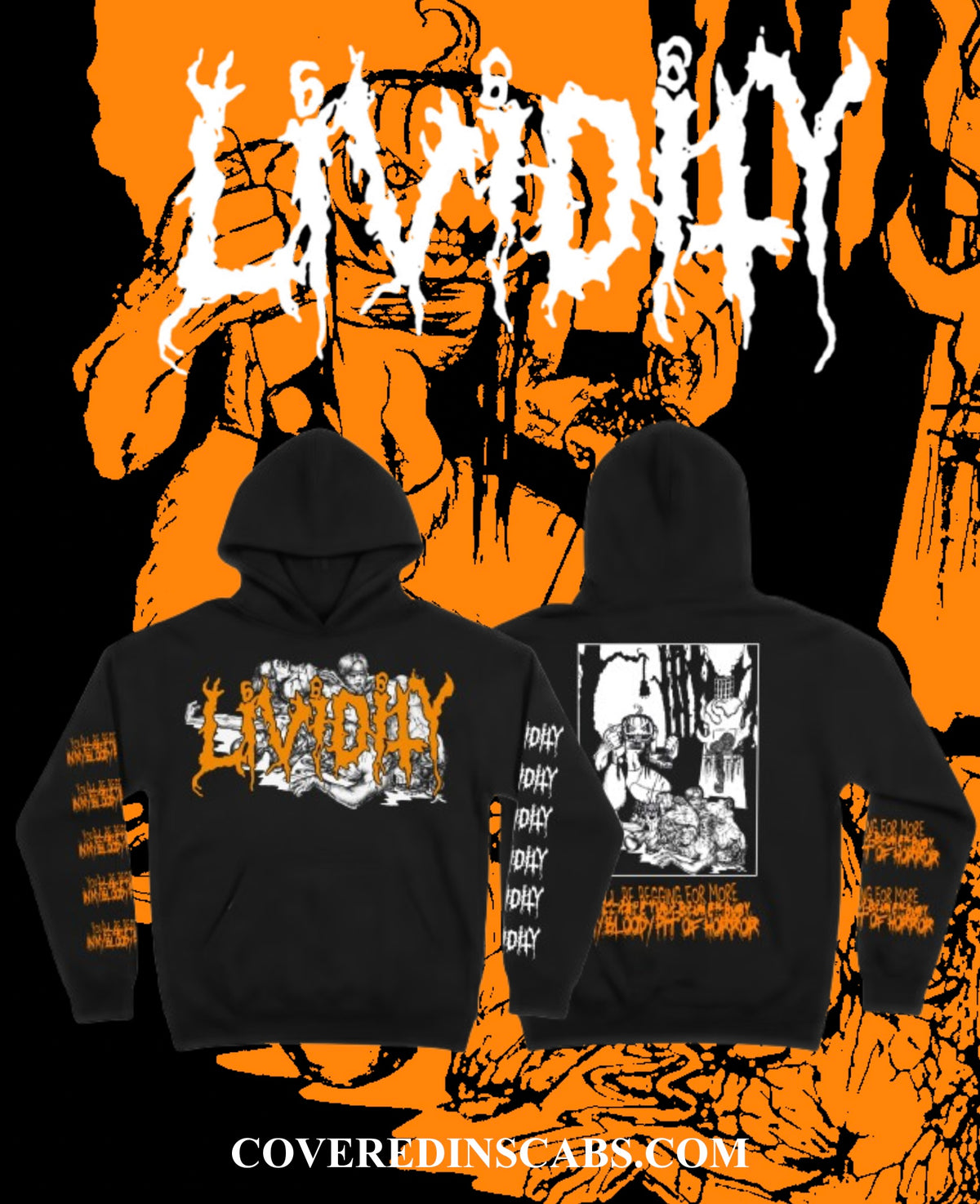 Lividity “Bloody Pit of Horror” Hoodie